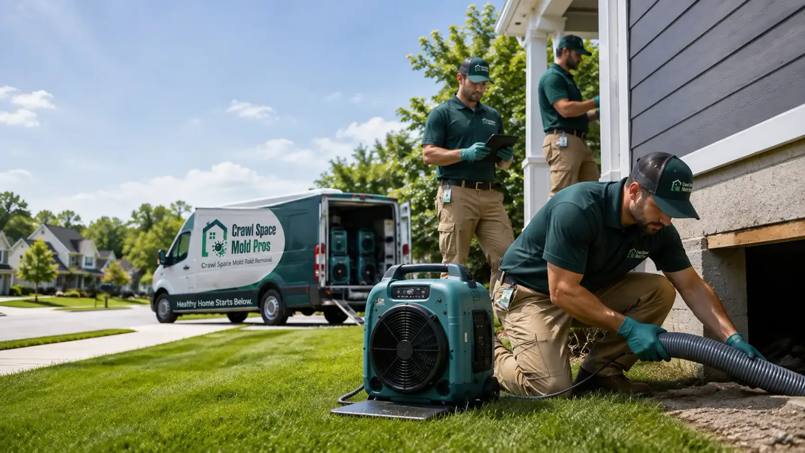 Crawl Space Mold Removal in South Cle Elum, WA
